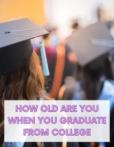 picture of a college student wondering how old are you when you graduate college